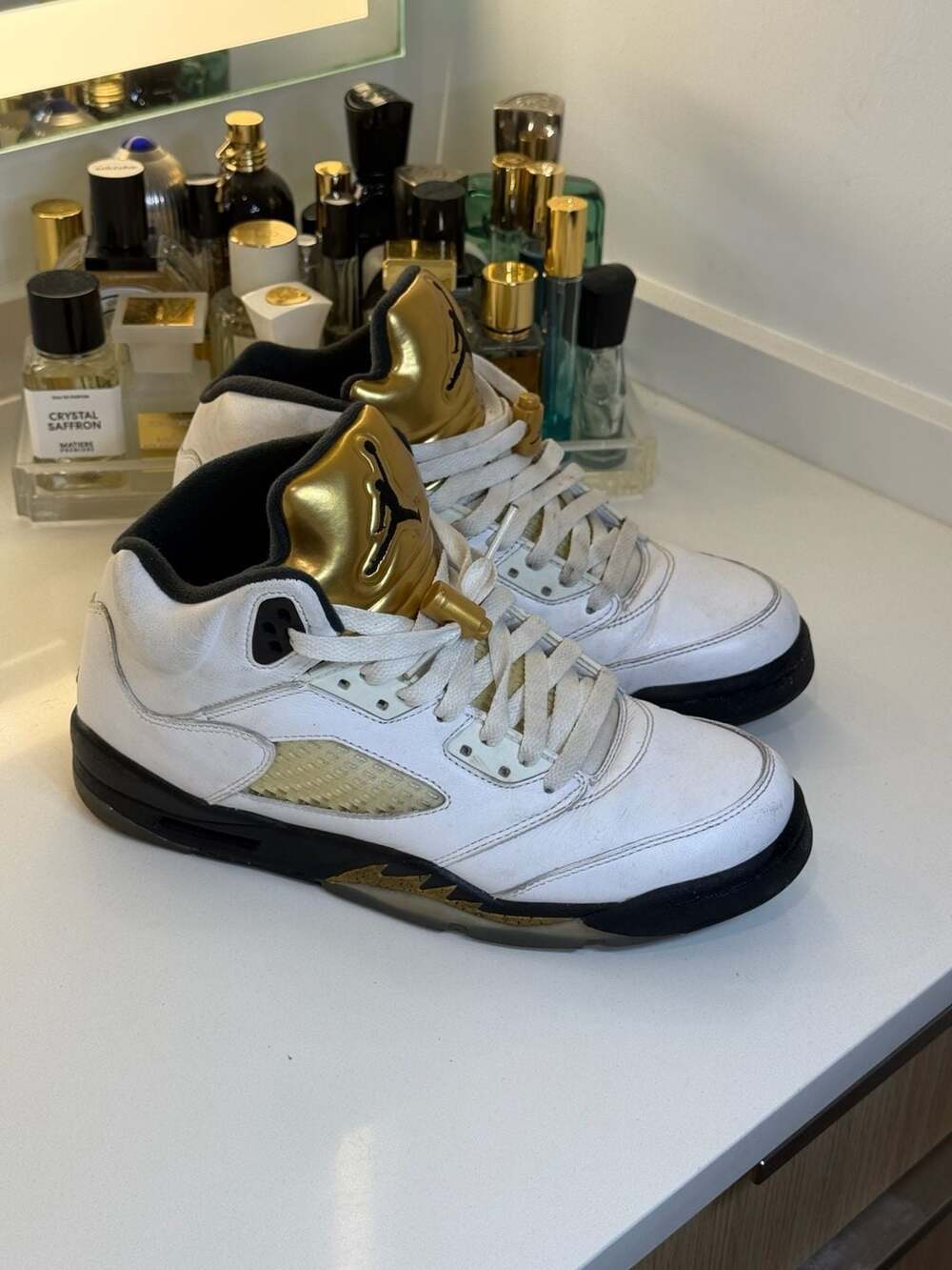 Air Jordan 5 Retro Olympic Gold Medal Sneakers